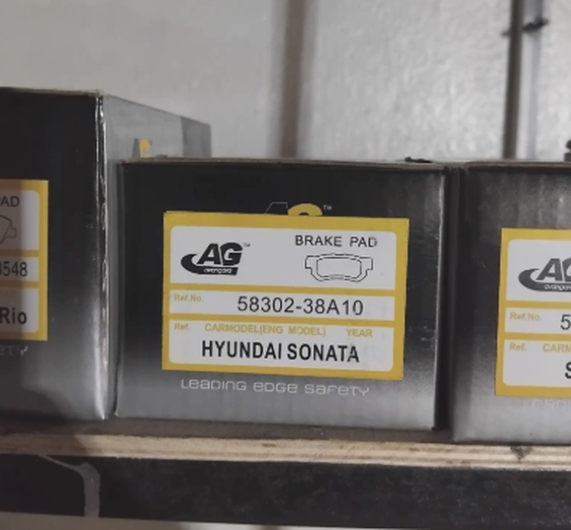 Передние тормозные колодки AG от Hyundai Sonata